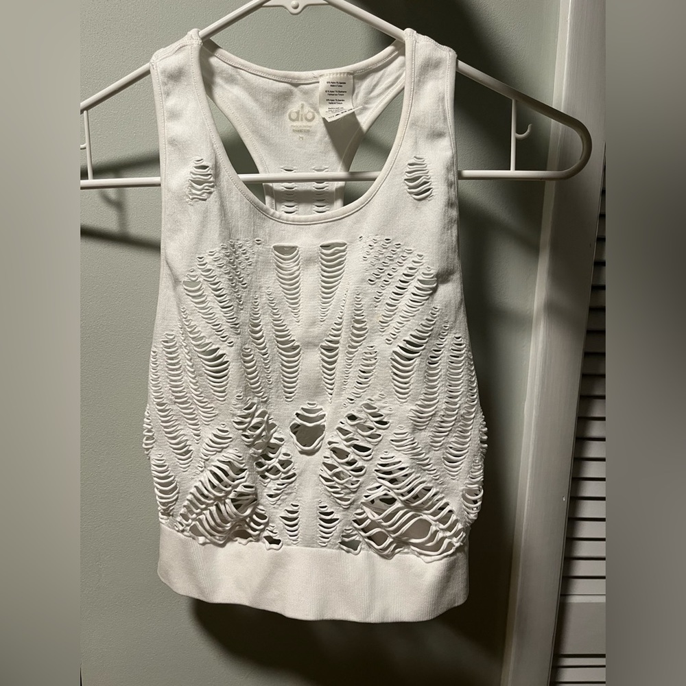 Alo Yoga fitted crop top